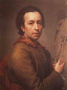 Anton Raphael Mengs Self ortrait painting